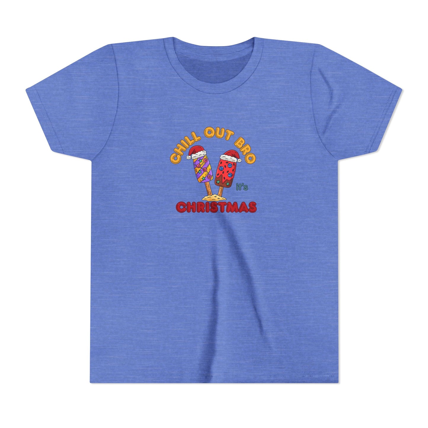 Chill Out Bro, It's Christmas- Young Adult- Popsicle Holiday Shirt