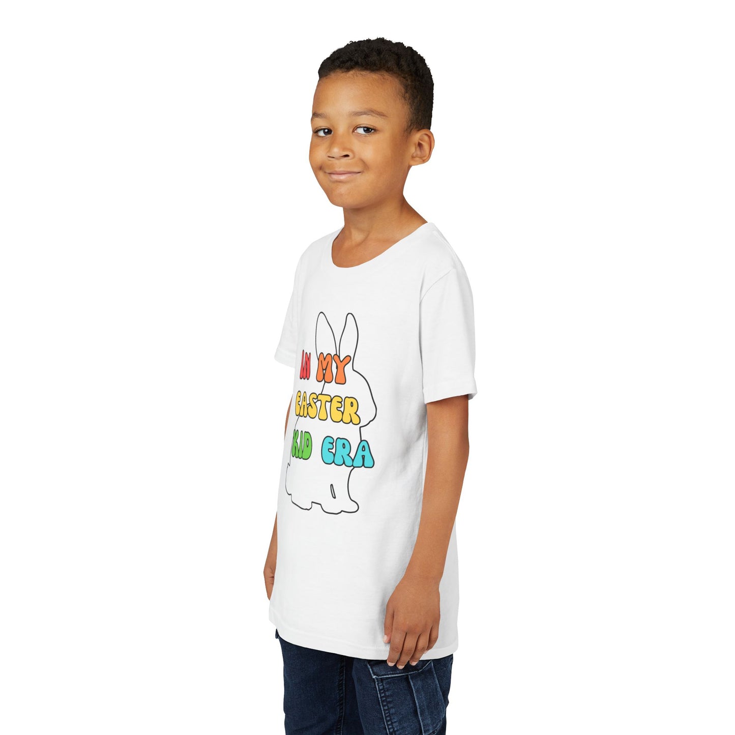 Youth Easter T-Shirt — "In My Easter Kid Era" Bunny Graphic