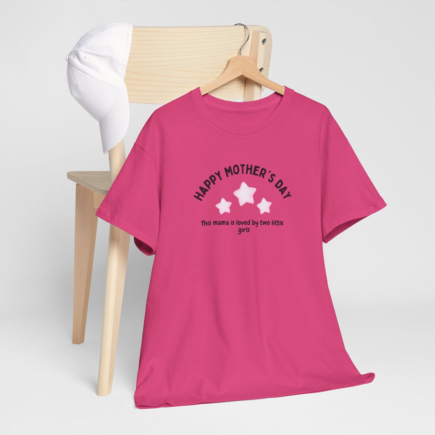 Happy Mother's Day-This Mama is loved by two little girls- Women's Tee - Mother's Day Gift