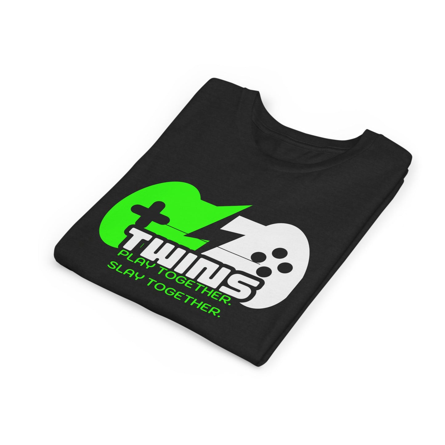Teen Twins Gaming Tee — "Twins: Play Together, Slay Together"