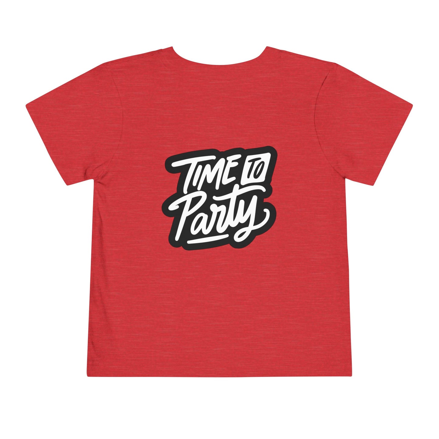 Fraternal Twin- Frat Boy -Toddler Tee — "frat boy" Front & "Time to Party" Back Graphic
