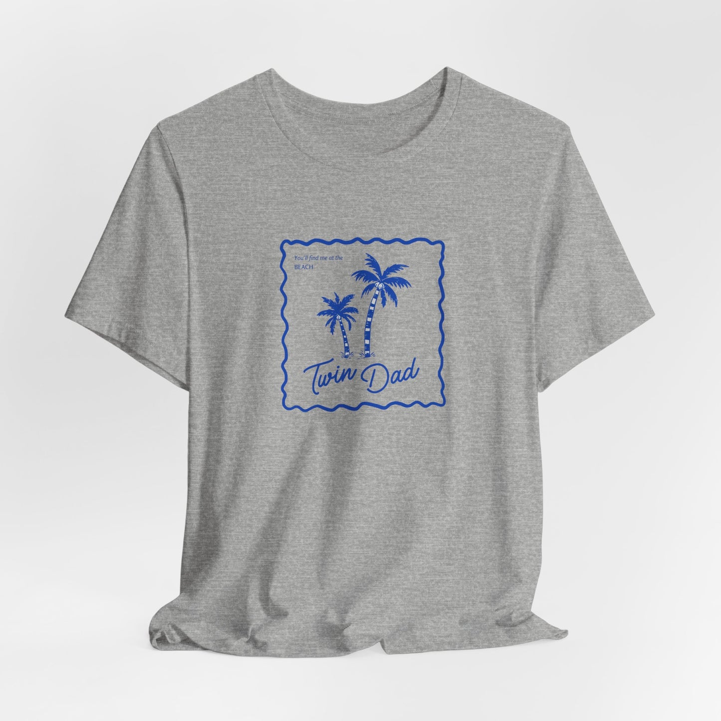Twin Dad- Palm Tree Tee — Casual Beach Shirt