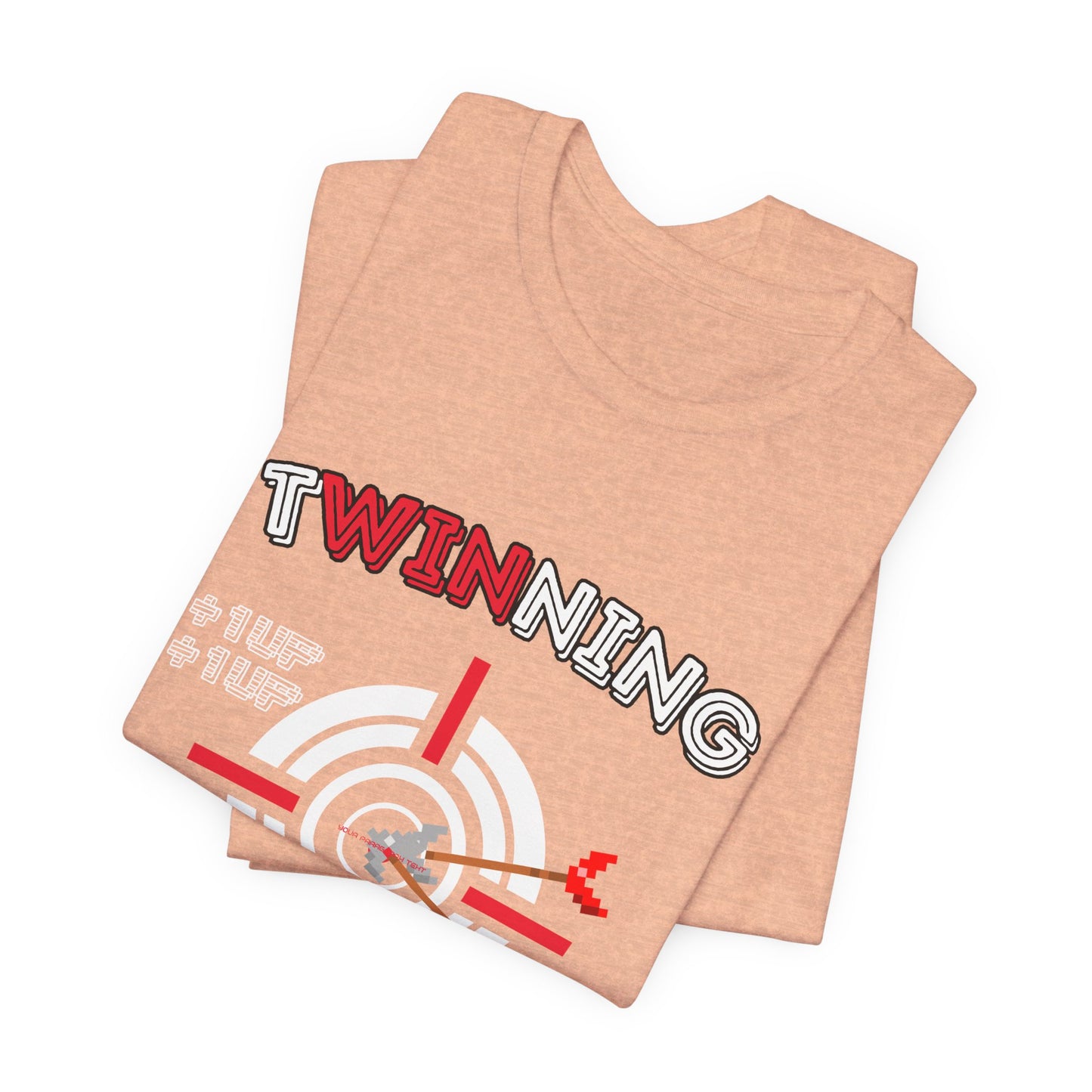 Twin Dad Tee — Retro Arcade Gamer T-Shirt