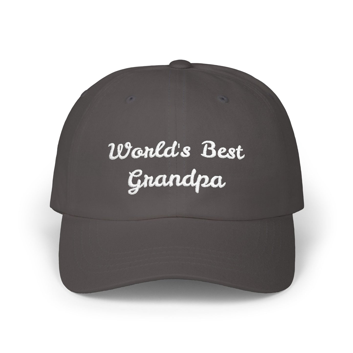 World's Best Grandpa, Cool Baseball Hat, Men’s Accessory, Casual Summer Wear, Sports Cap