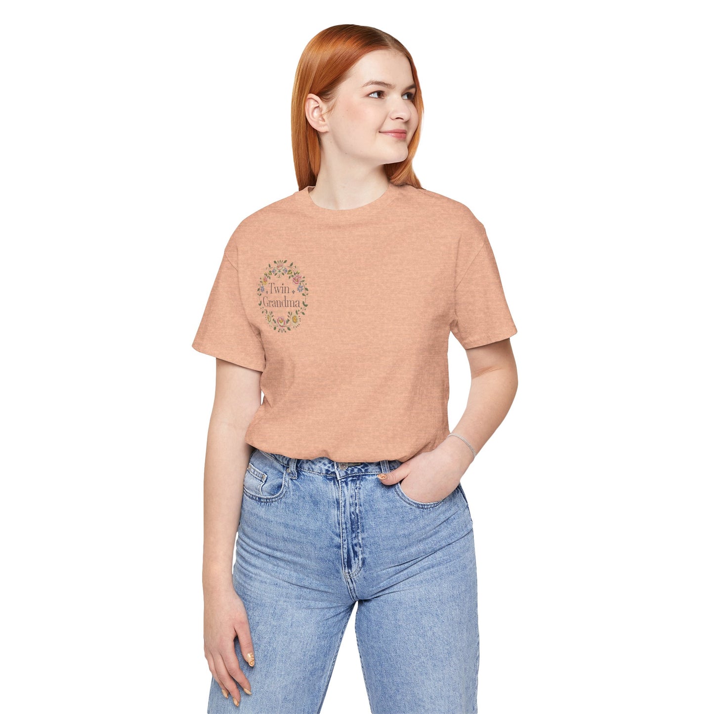 Twin Grandma Floral Tee — Vintage Flower T-Shirt
