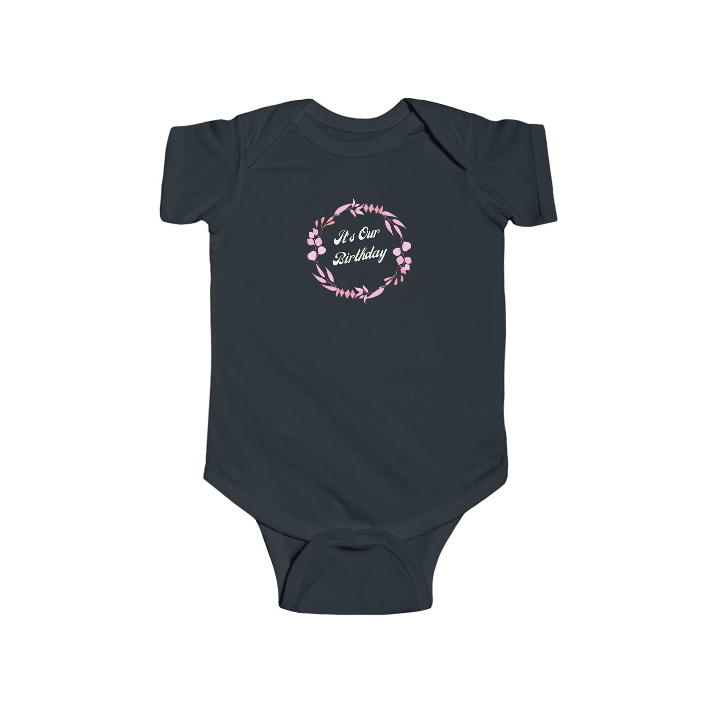 Twin/ triplet/ quad matching outfits "Its Our Birthday" pink design