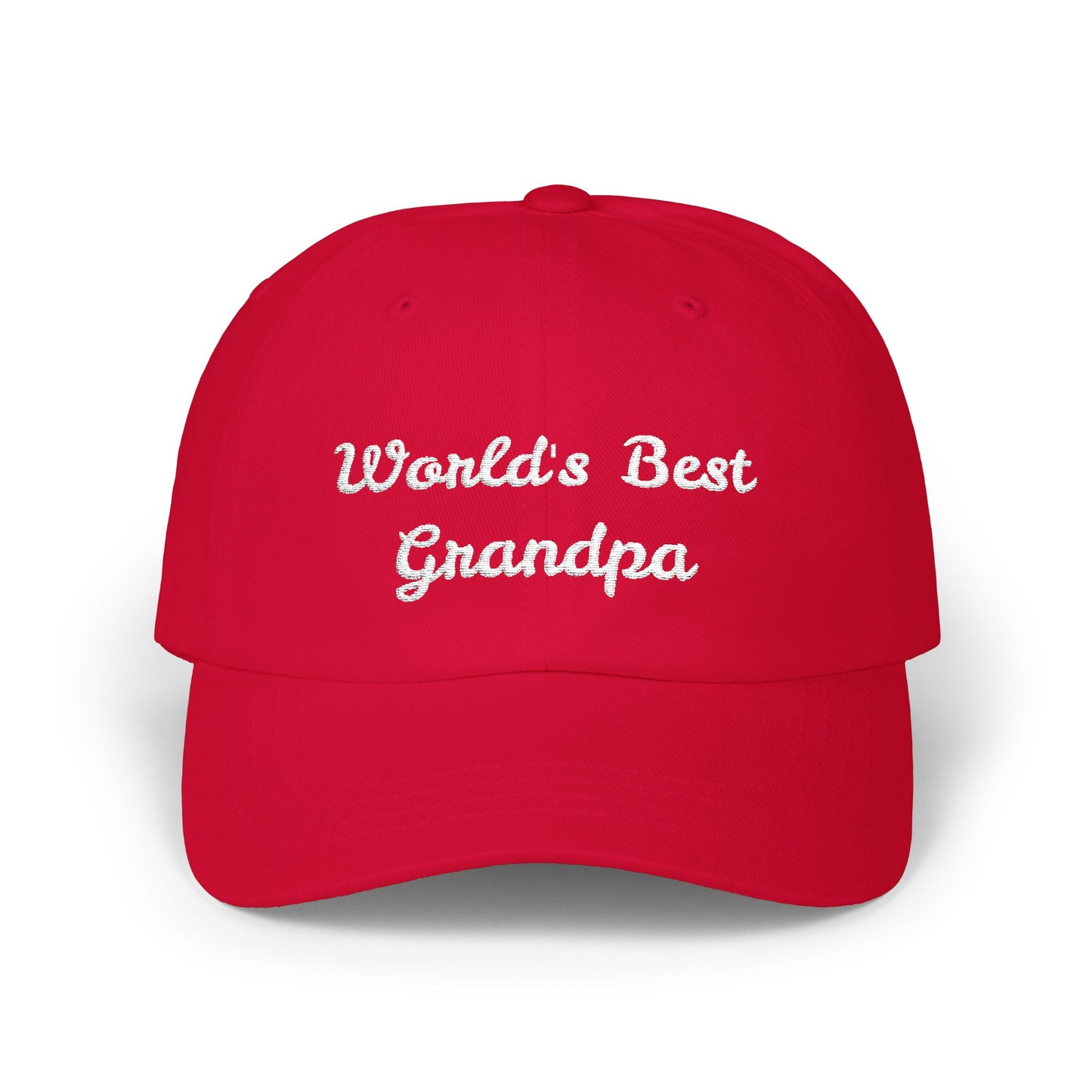 World's Best Grandpa, Cool Baseball Hat, Men’s Accessory, Casual Summer Wear, Sports Cap