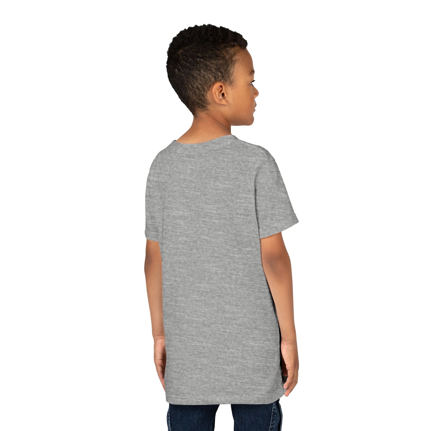 Kids T‑Shirt – 'Egg Hunter' Raptor Dinosaur Easter Tee