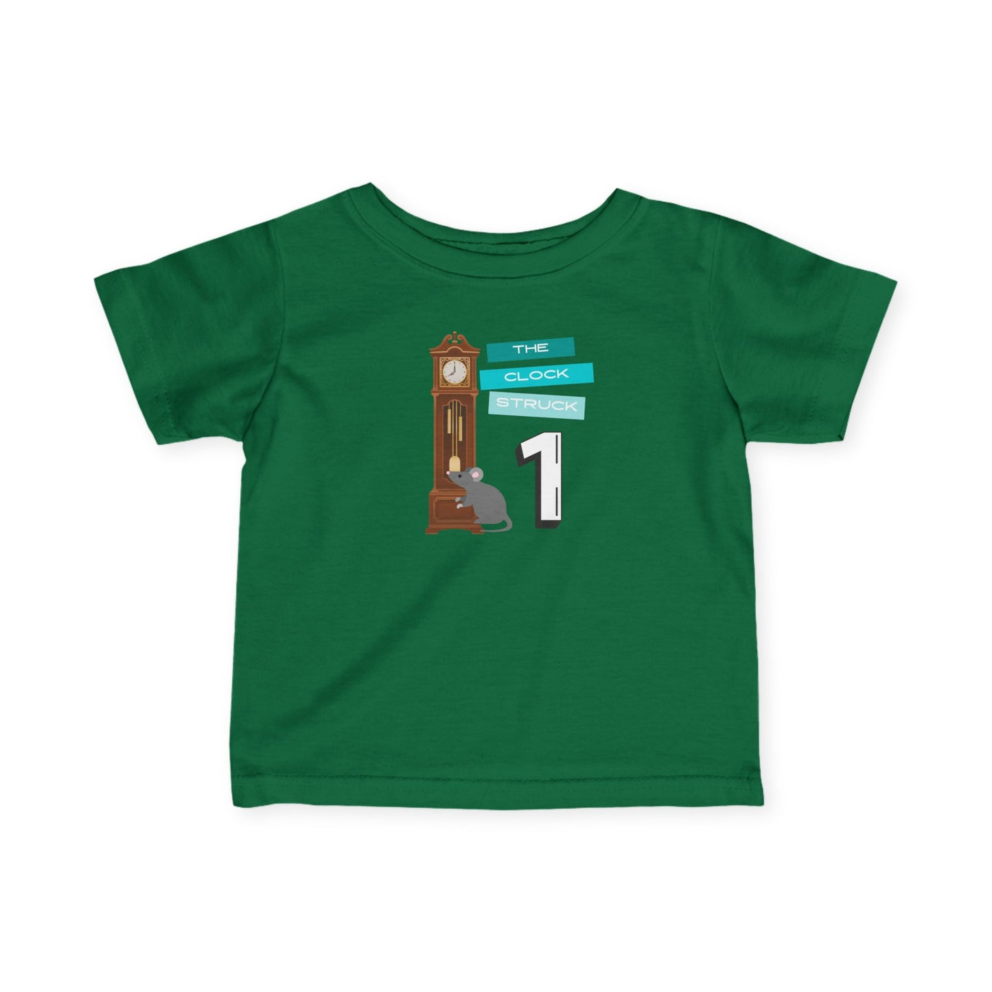 Infant Family Matching- Nursery Rhyme Tee — “The Clock Strikes 1” Costume Party Event