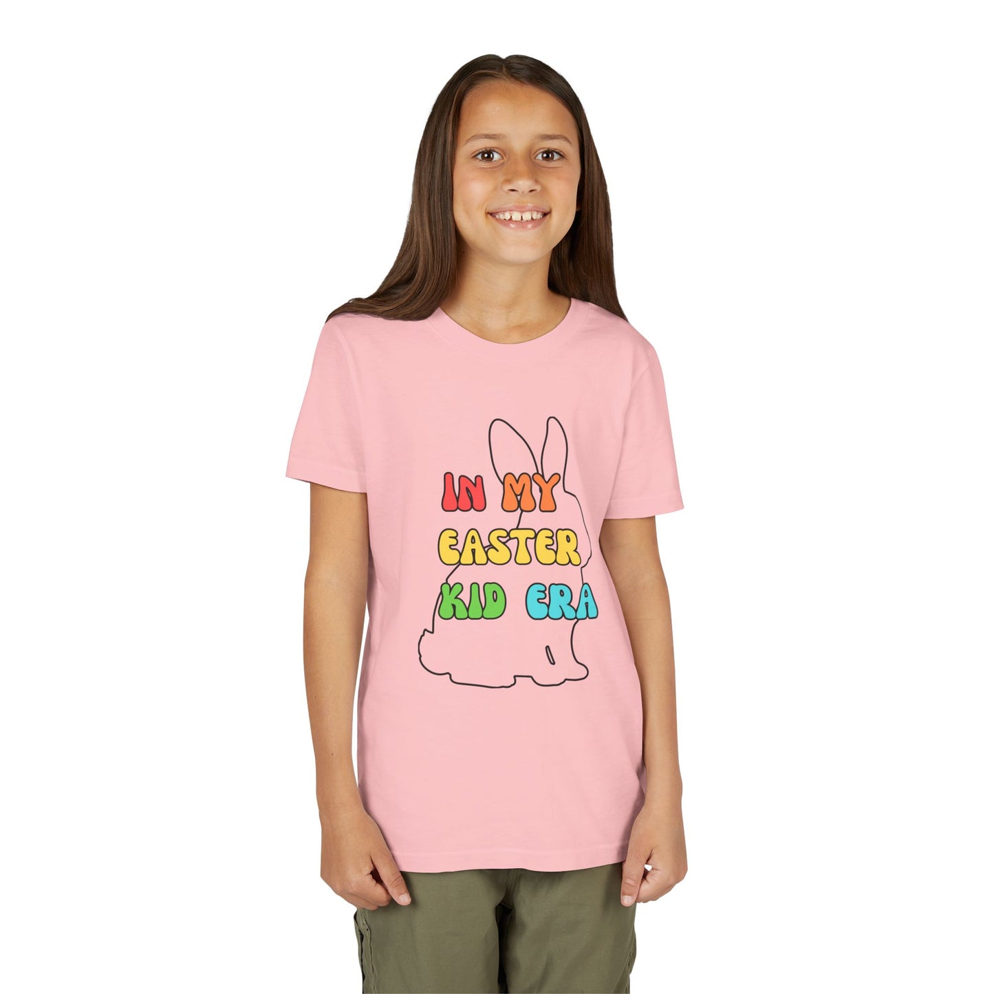 Youth Easter T-Shirt — "In My Easter Kid Era" Bunny Graphic