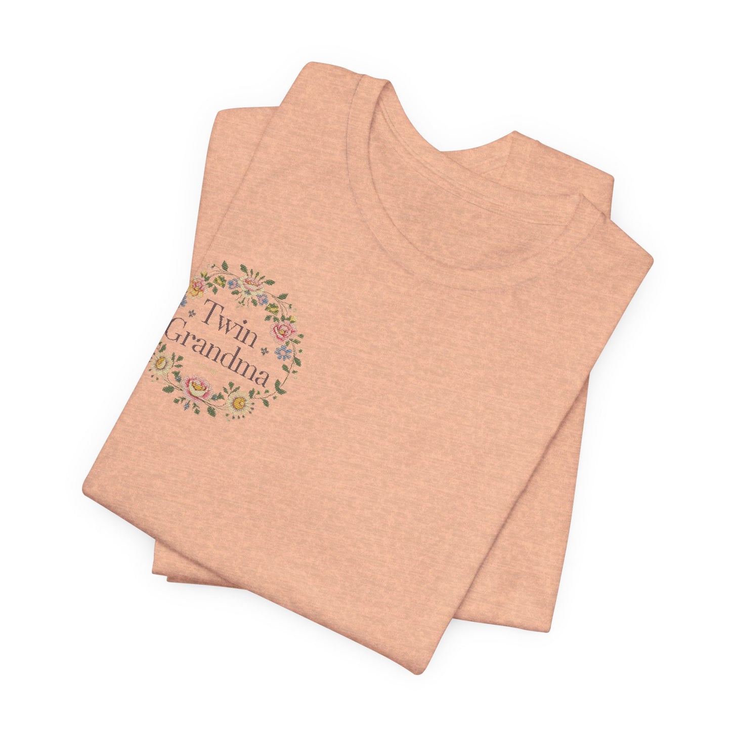 Twin Grandma Floral Tee — Vintage Flower T-Shirt