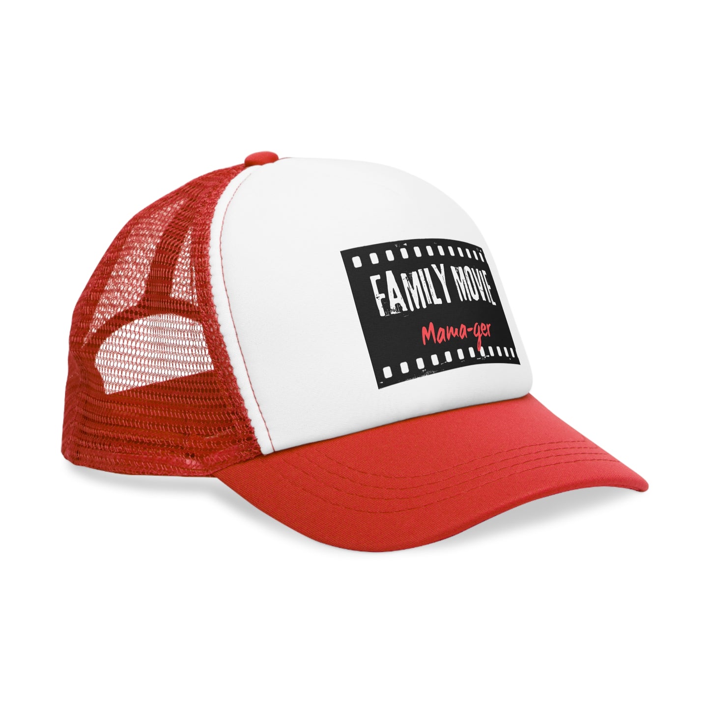 "Family Movie Mama-ger" Mesh Cap - Perfect Gift for Movie Lovers & Family Movie Nights