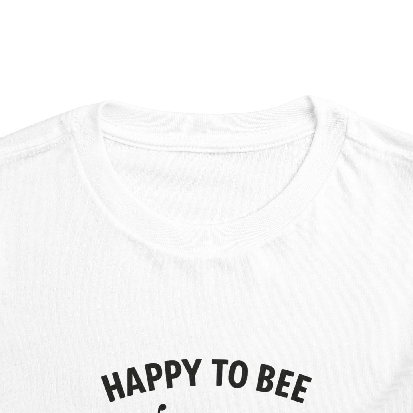 Happy To Bee A Twin Toddler Tee — Cute Bee Twins Shirt for Siblings