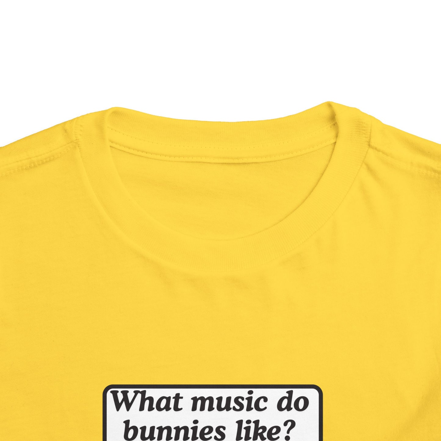 Twin Toddler Tee — "What music do bunnies like?" Easter Joke Set