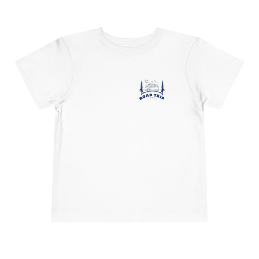 Toddler Triplet Shirt — 'Road Trip' Camper Van Graphic-Front and Back Designs