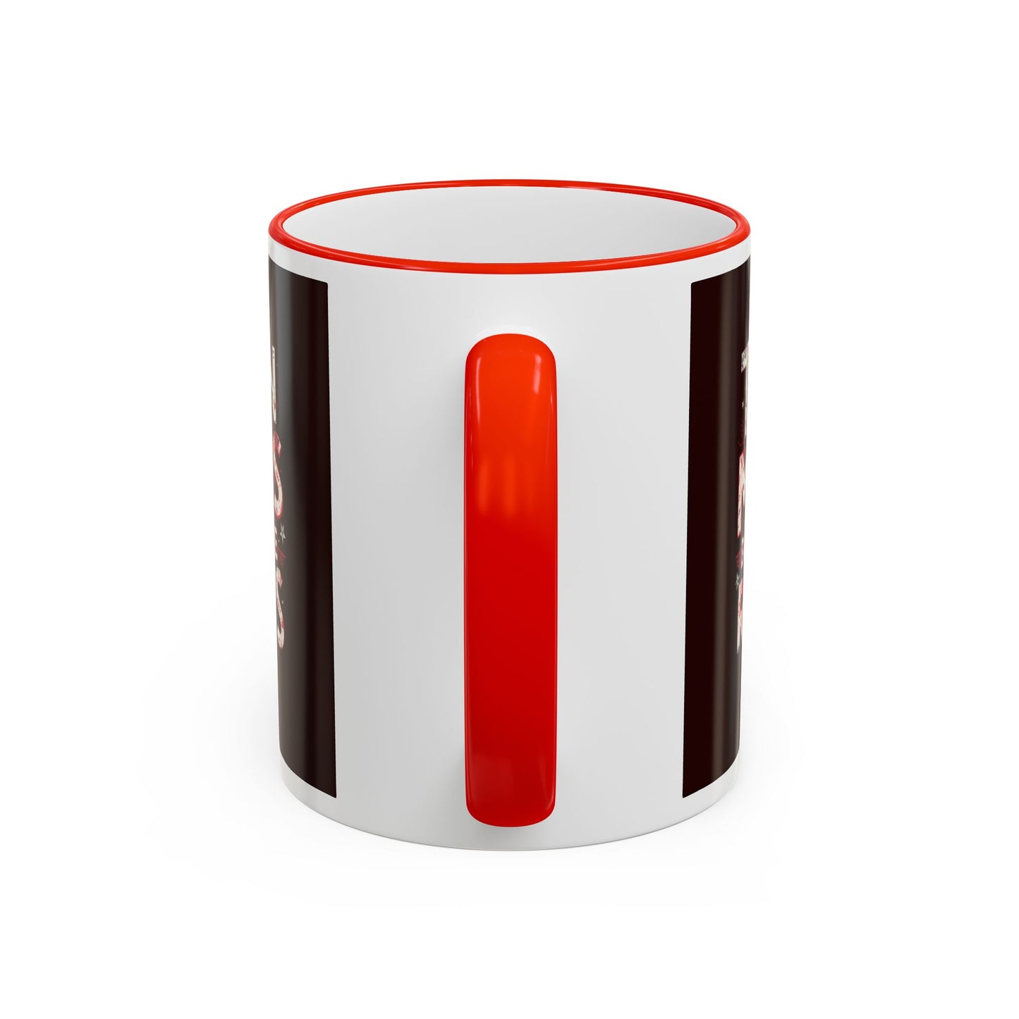 Twin Moms Break the Rules-  Accent Rim & Handle Mug