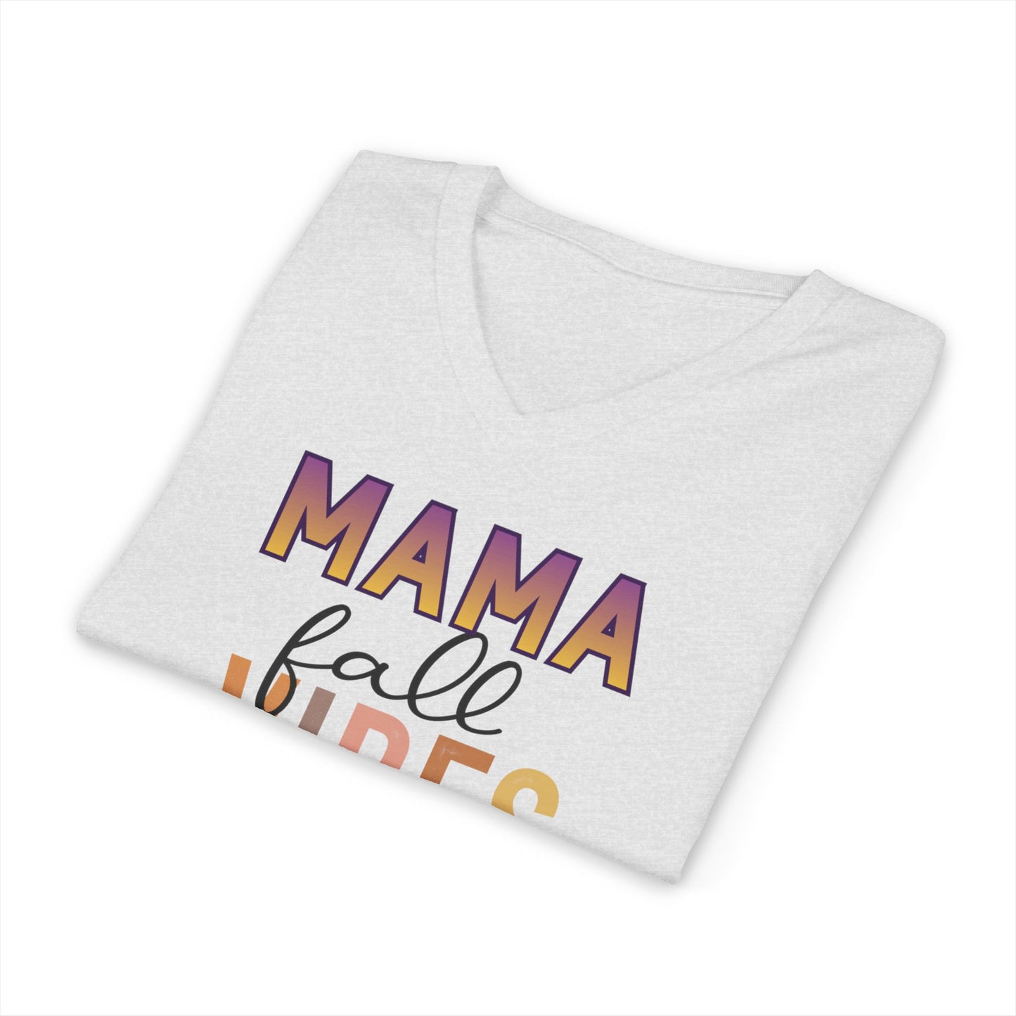 Mama Fall Vibes V-Neck Tee