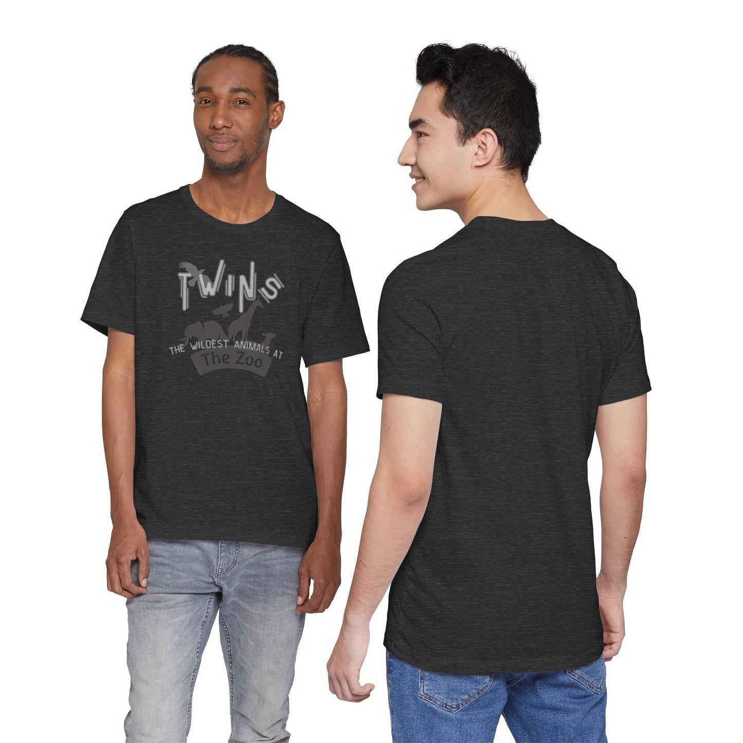 Twins Zoo T-Shirt — 'The Wildest Animals at the Zoo' Graphic Tee