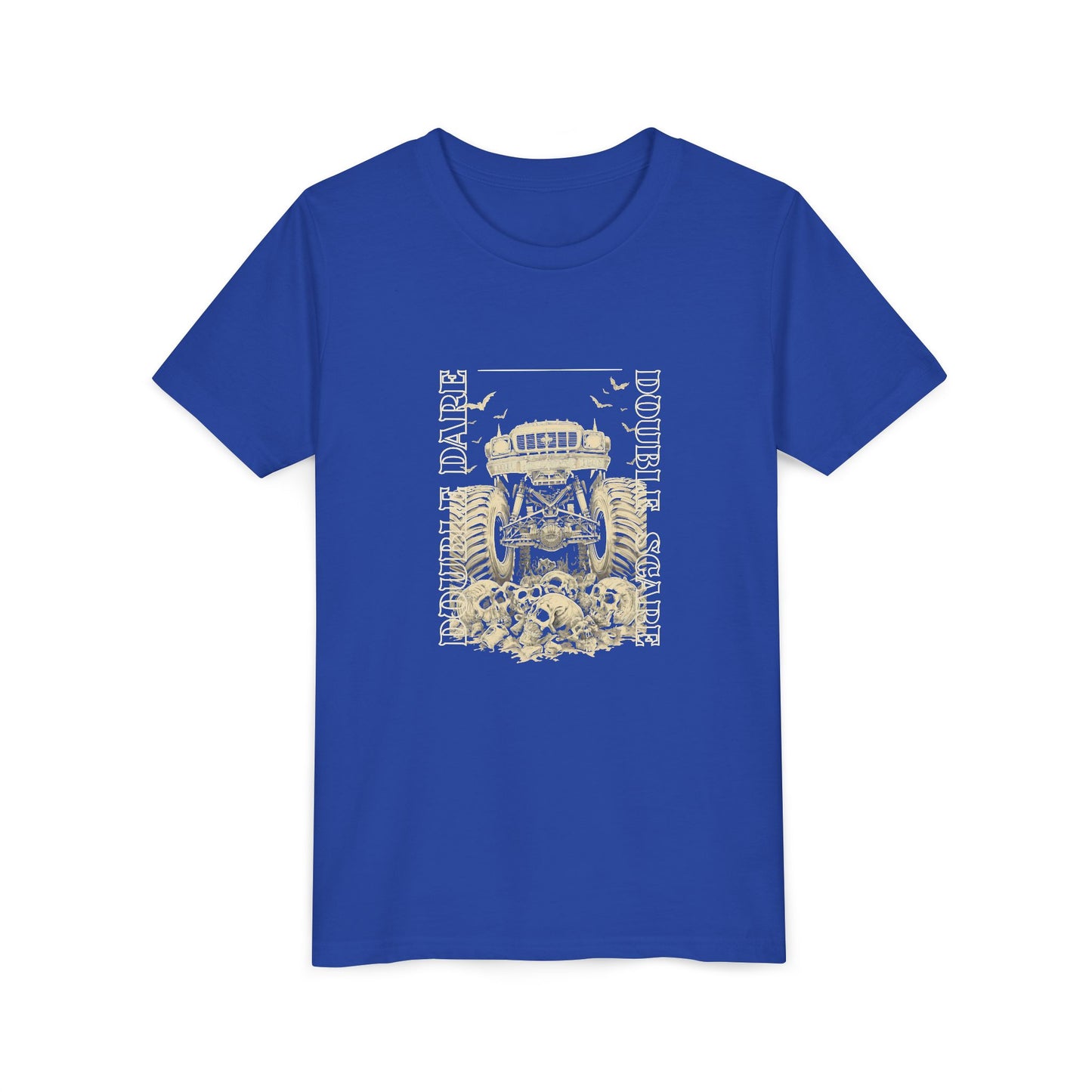 Double Dare-Double Scare- Monster Truck Twin Tee — Unisex