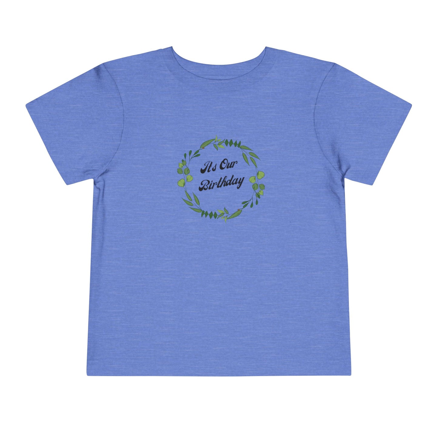 Birthday Twins Tee — "It’s Our Birthday" Nature Design for Kids aged 2-5 Years