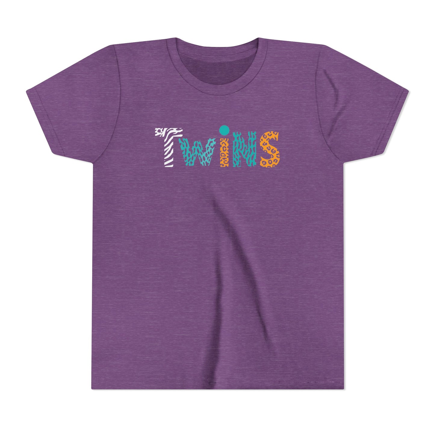 Teen/Pre-Teen "Twins" - Colorful Animal Print Kids T-Shirt