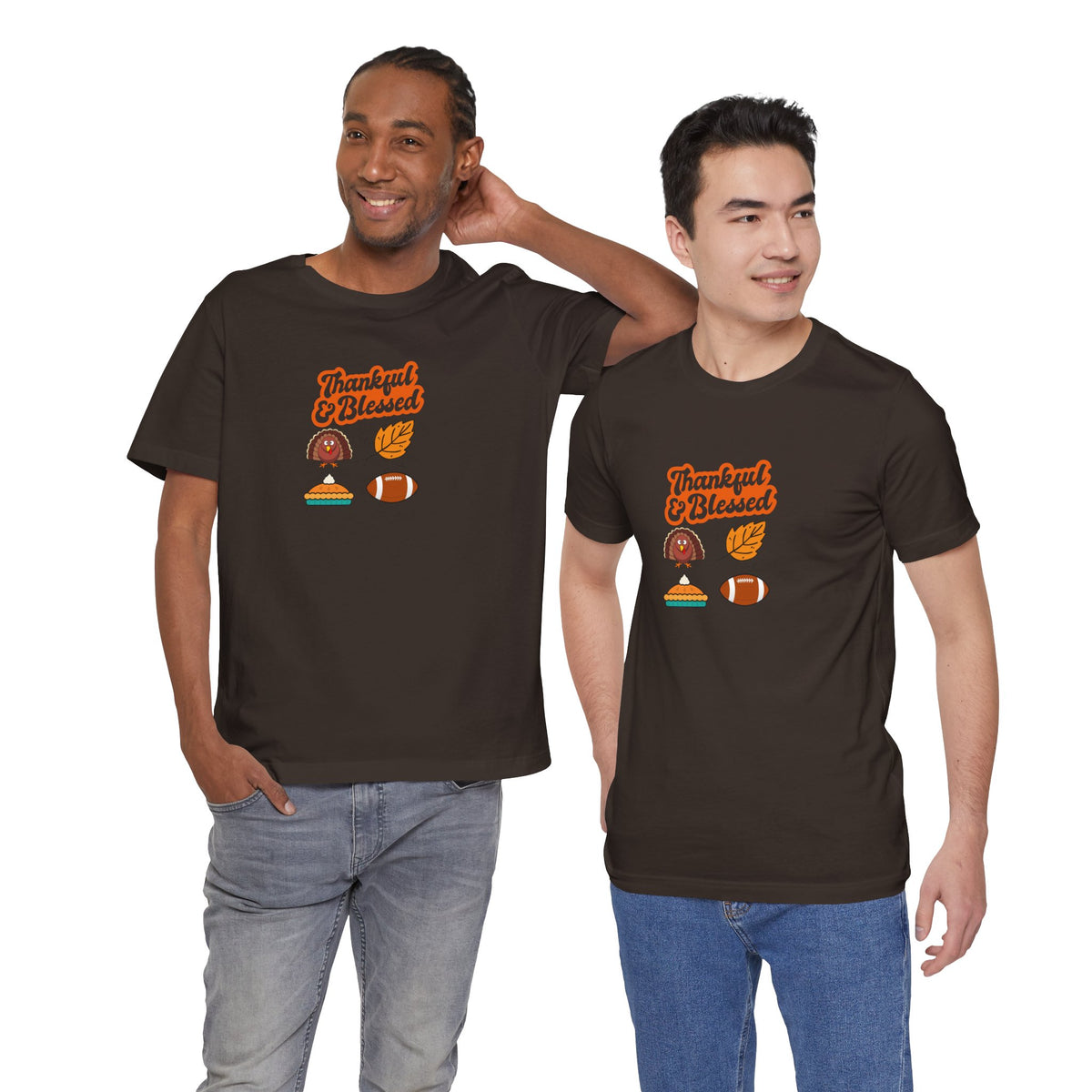 Thankful & Blessed Thanksgiving T-Shirt