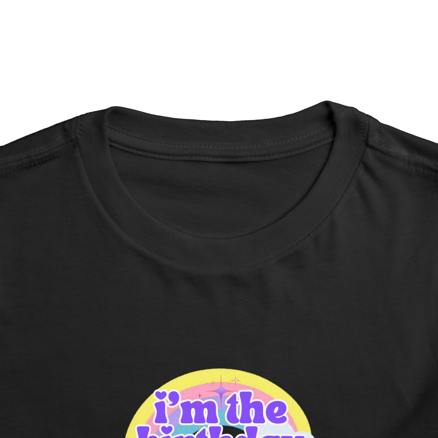 Birthday Girl Kids 2 to 5 years Tee — "I'm the Birthday Girl" Cat Unicorn Party Shirt