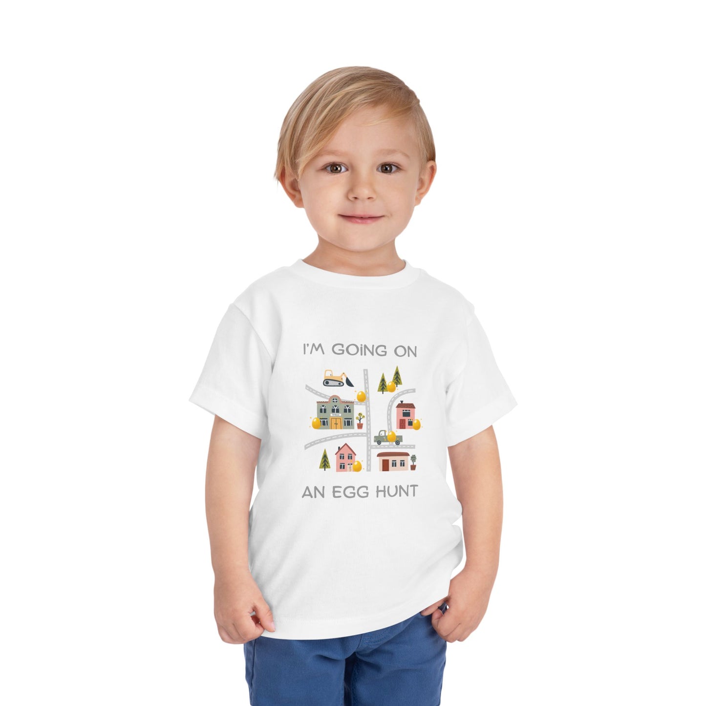 Toddler Tee — "I'm Going On An Egg Hunt" Easter Shirt