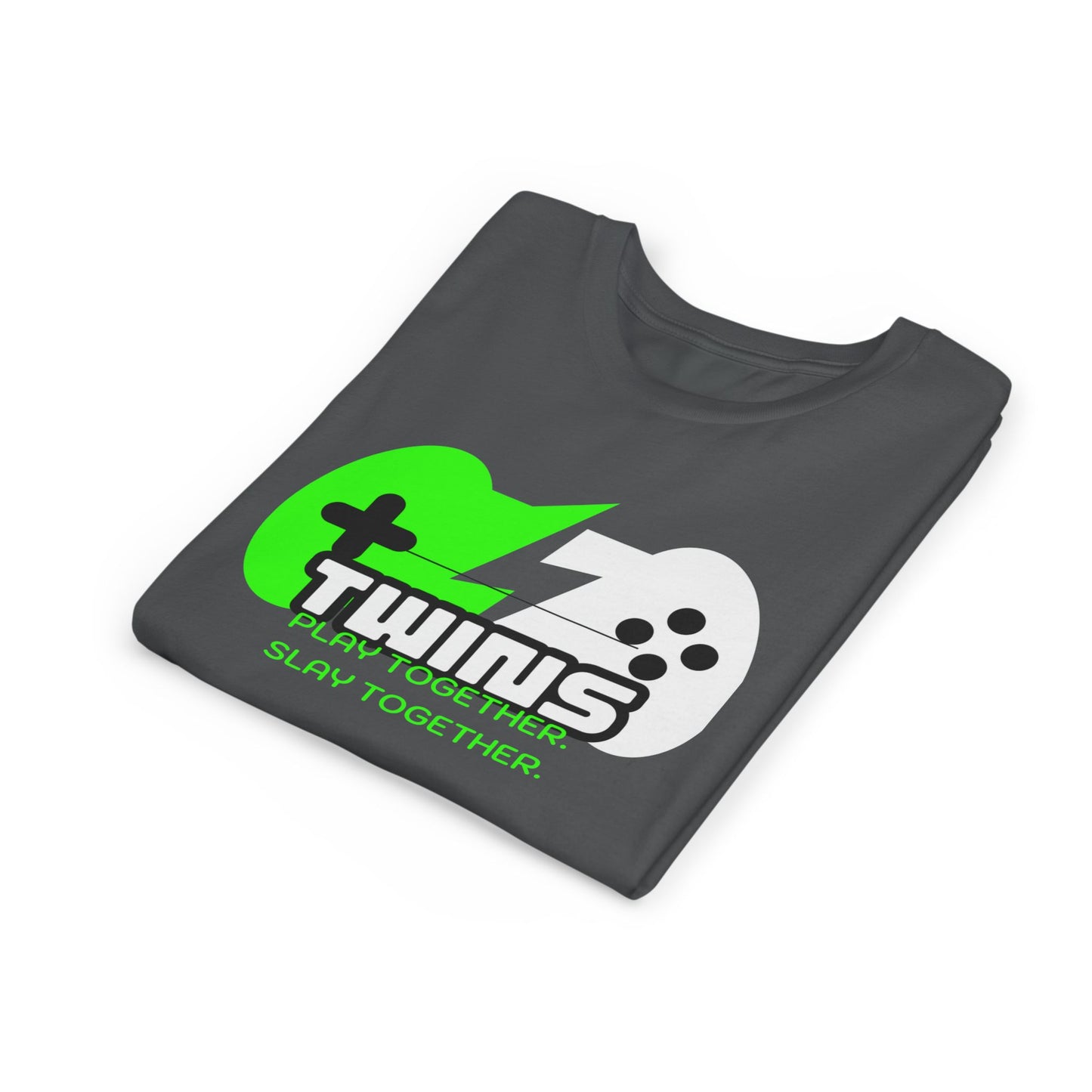 Teen Twins Gaming Tee — "Twins: Play Together, Slay Together"