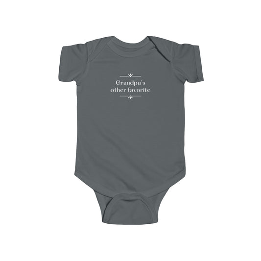 "Grandpa's Other Favorite" Baby Bodysuit, Cute Baby Apparel for Newborns to 2 Years