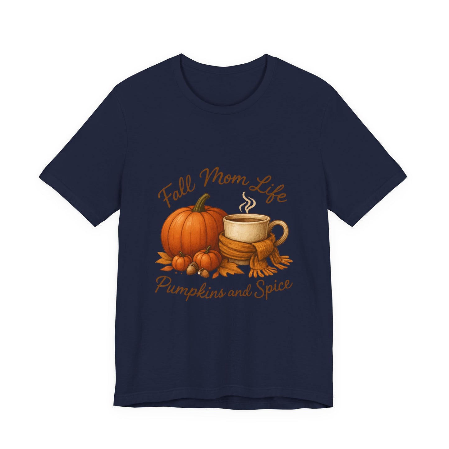 Fall Mom Life Curvy Womens Tee