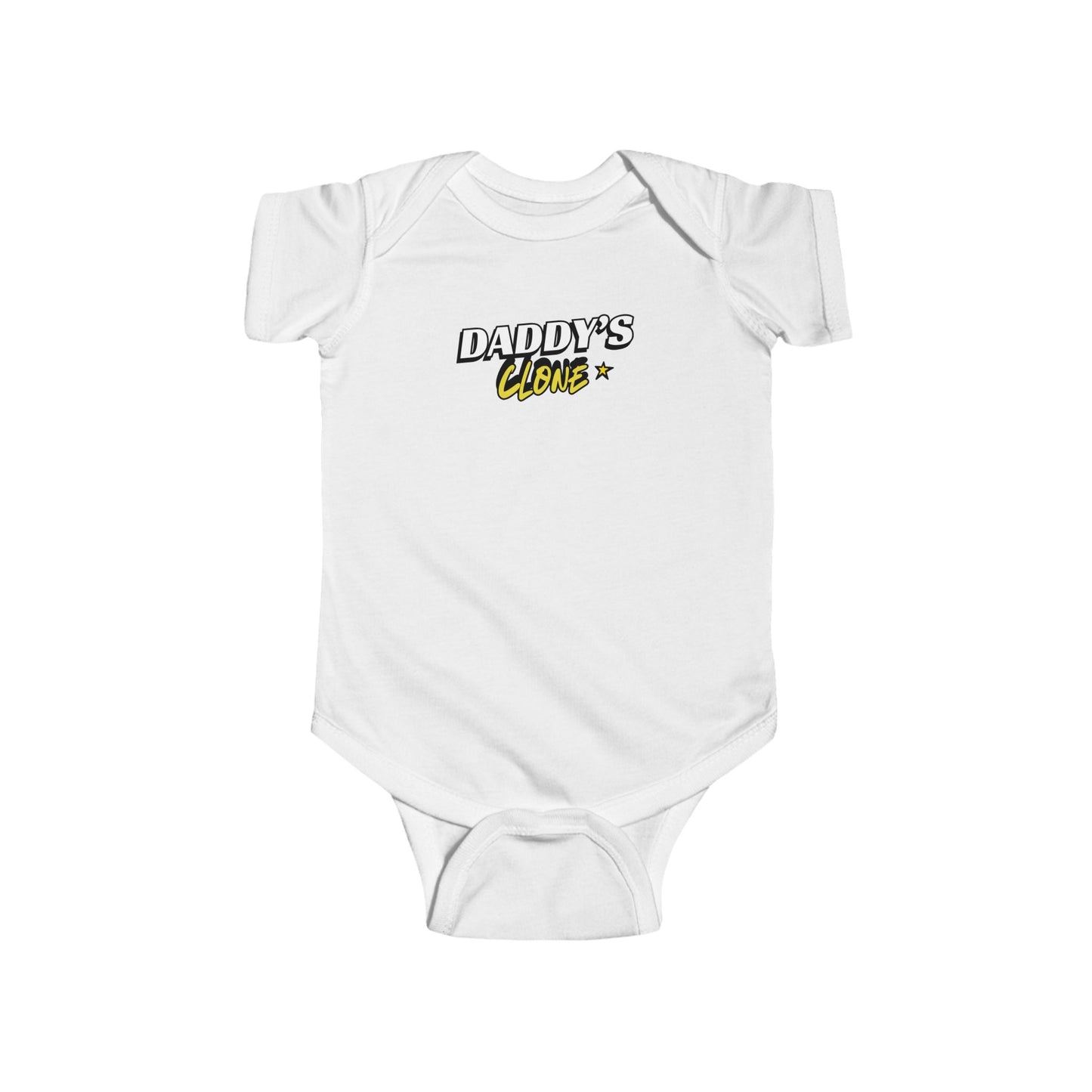 "Daddy's Clone"- Newborn to 2 years old Bodysuit - Cute Baby Gift for New Parents