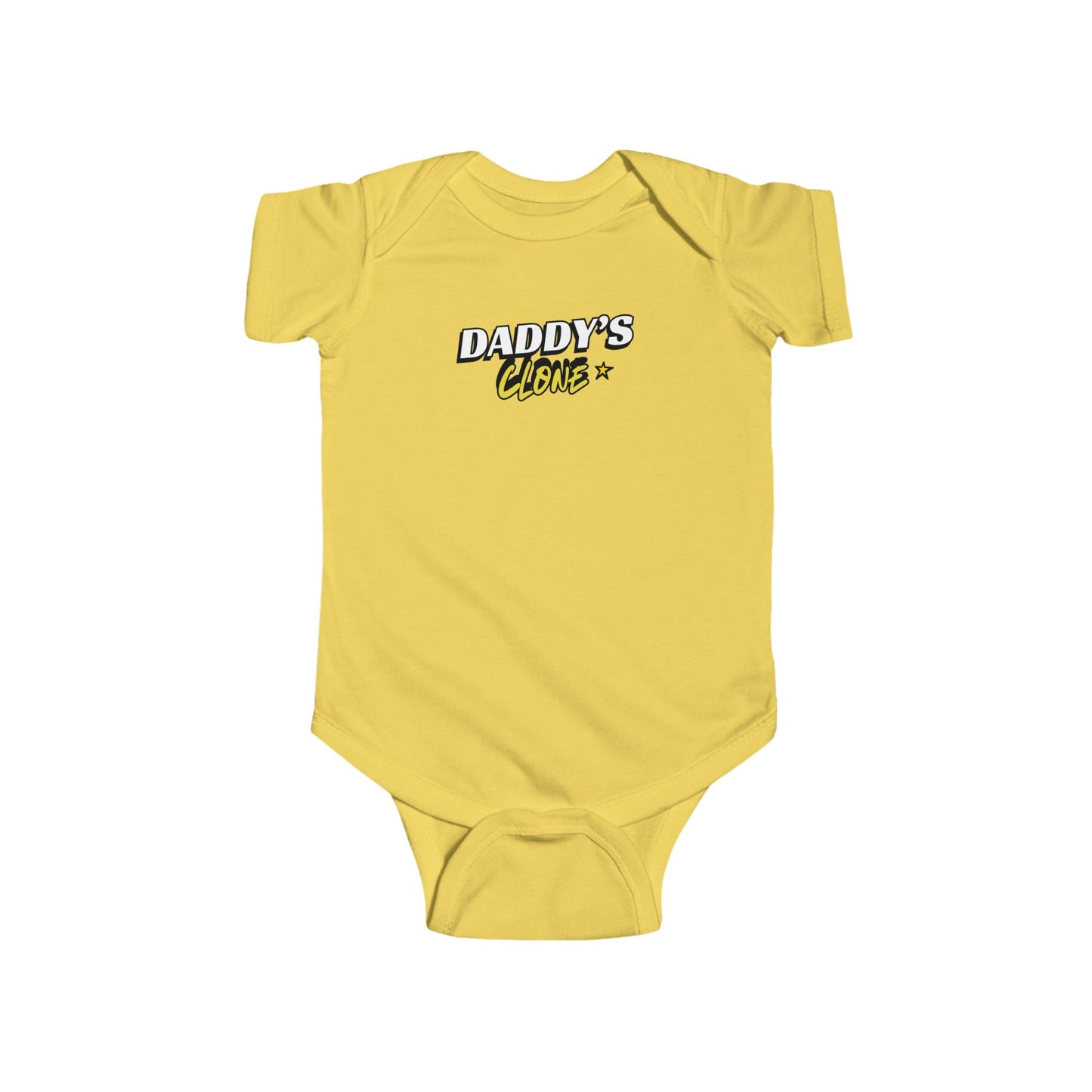 "Daddy's Clone"- Newborn to 2 years old Bodysuit - Cute Baby Gift for New Parents