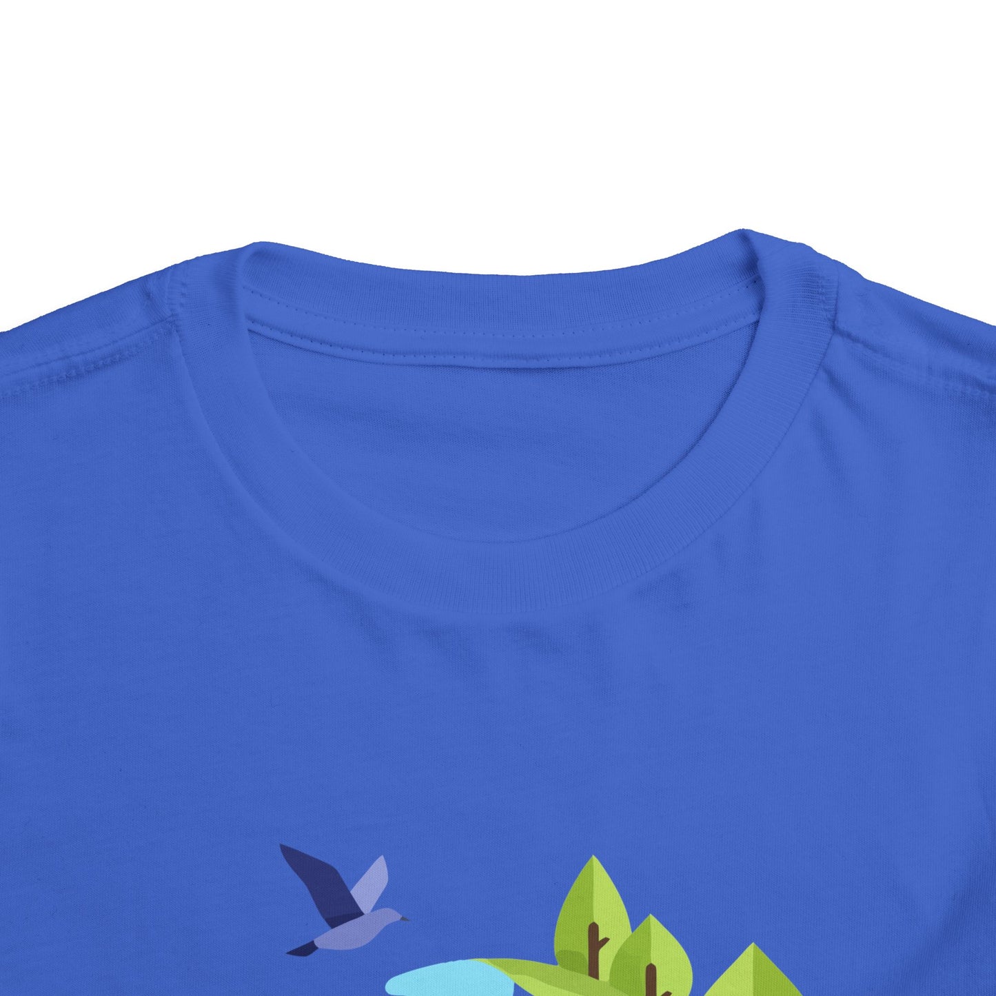 Toddler Tee - "Save the Ocean" Eco Wildlife Graphic