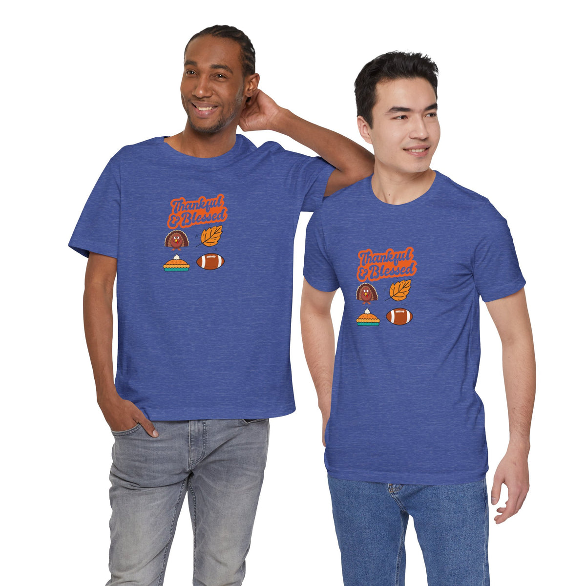 Thankful & Blessed Thanksgiving T-Shirt