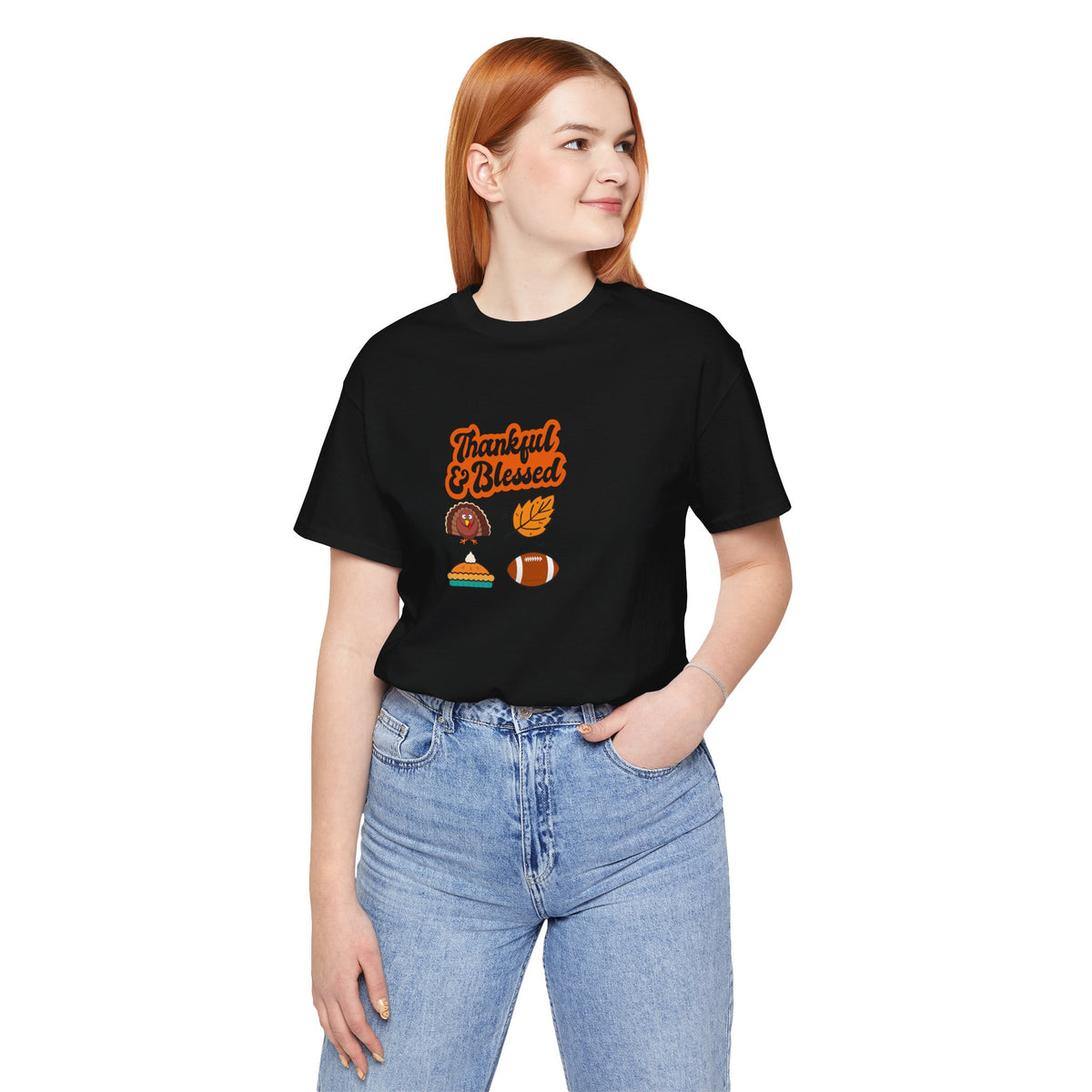 Thankful & Blessed Thanksgiving T-Shirt