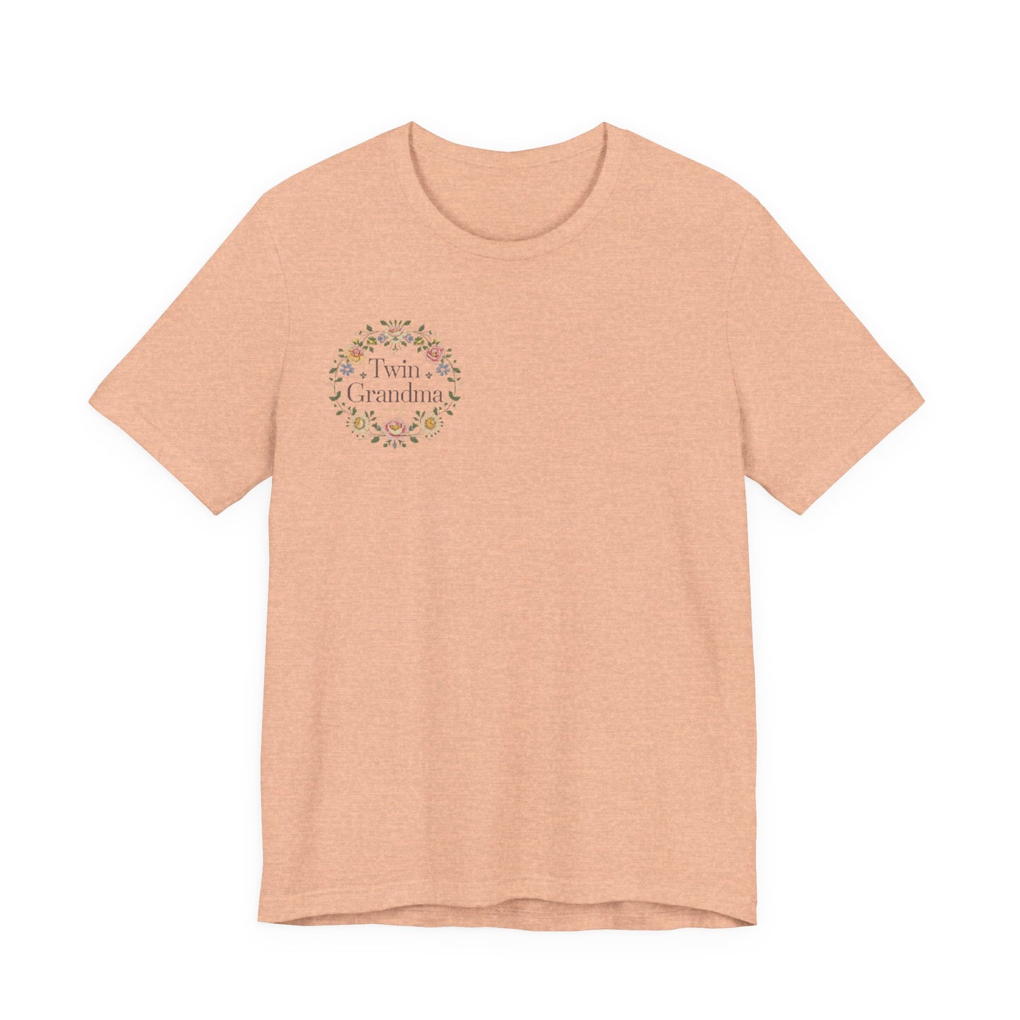 Twin Grandma Floral Tee — Vintage Flower T-Shirt