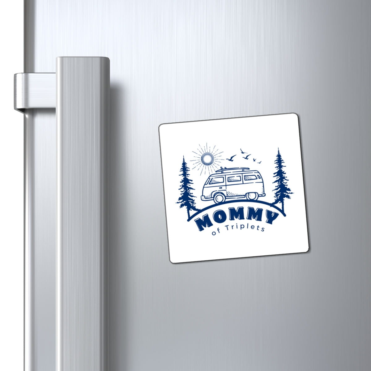Mommy of Triplets- Camper Style Magnet Gift