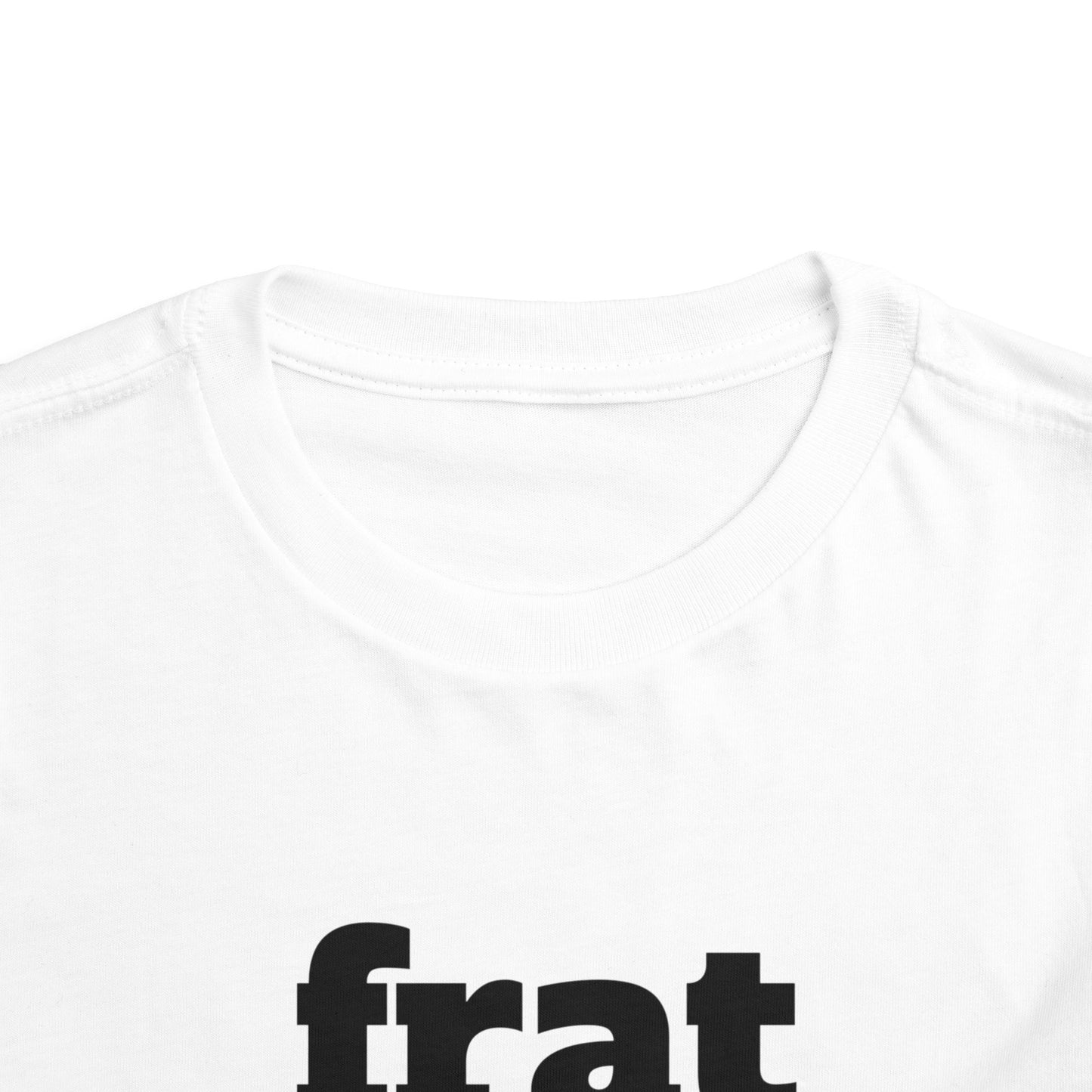 Fraternal Twin- Frat Boy -Toddler Tee — "frat boy" Front & "Time to Party" Back Graphic