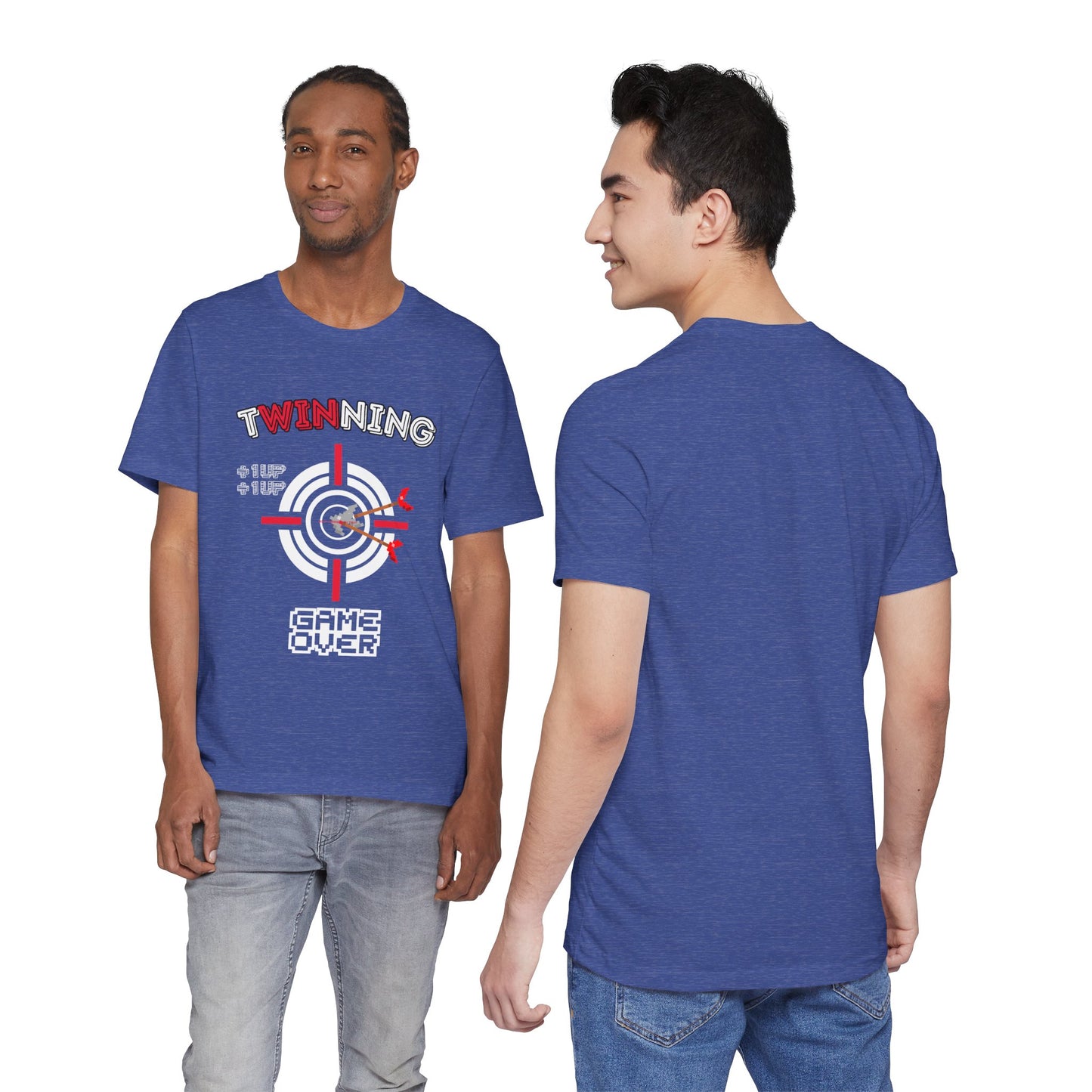 Twin Dad Tee — Retro Arcade Gamer T-Shirt
