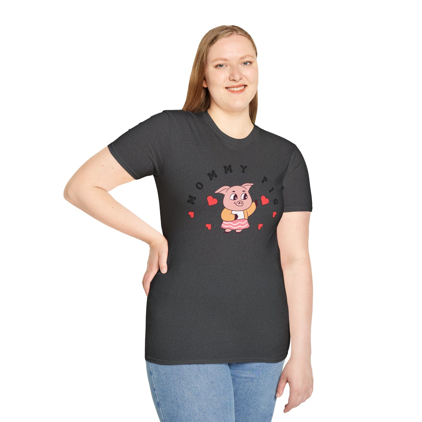 Family Matching- Three Little Pigs- Mommy Pig T-Shirt - for Moms Sizes XS-4XL