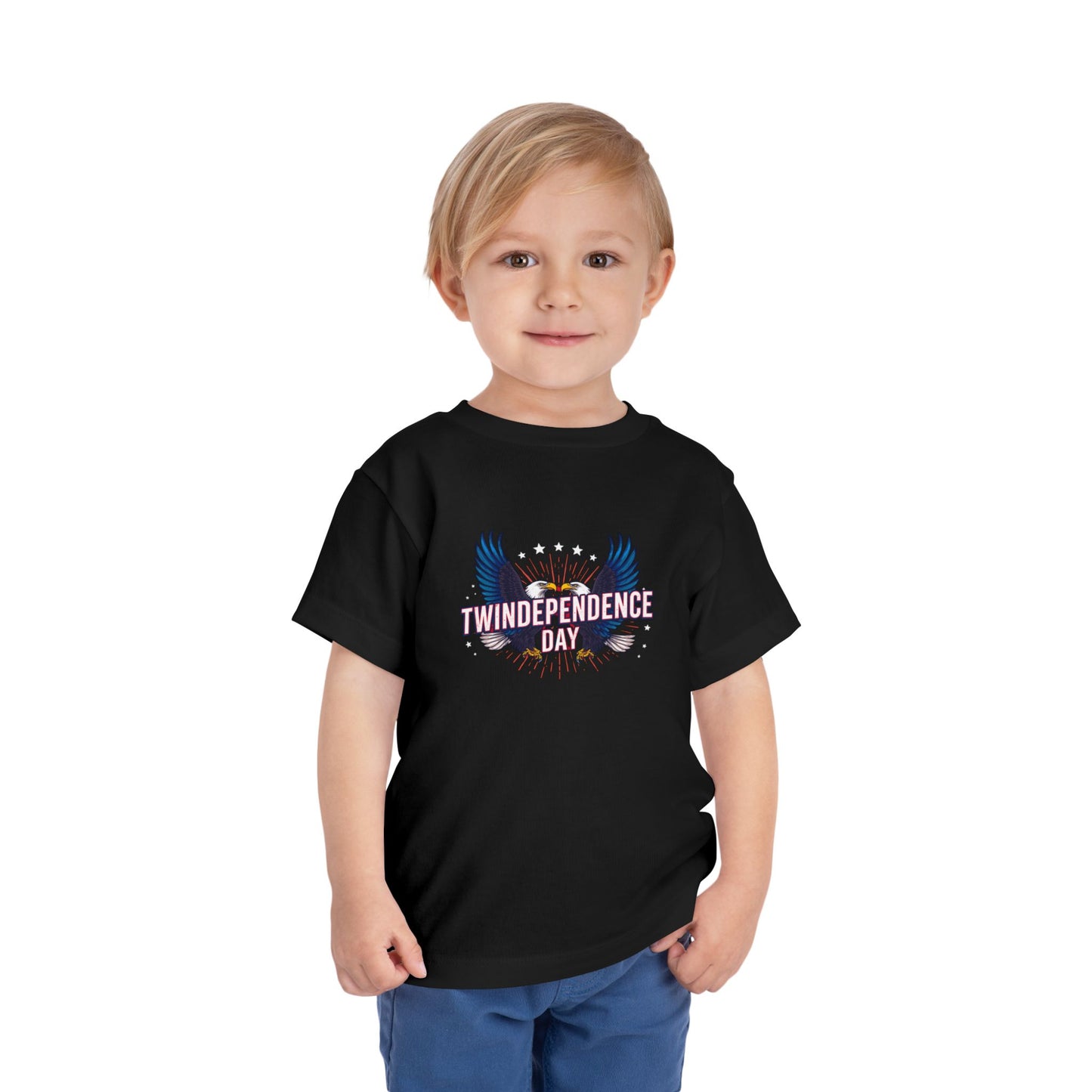 Toddler Tee - "Twindependence Day" Eagle Graphic 4th of July Shirt