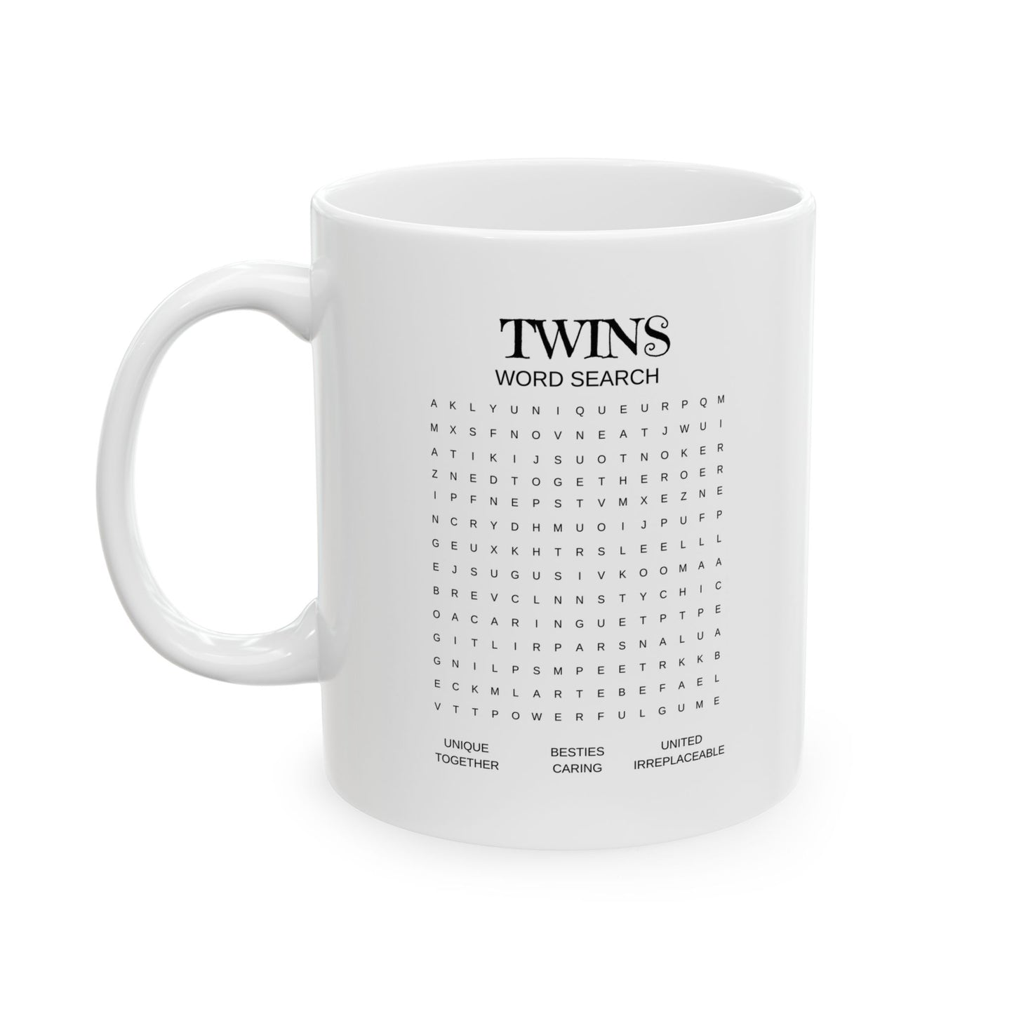 Twin Word Search Design