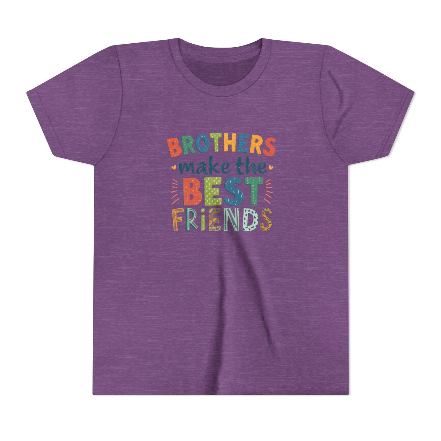 Youth Tee — "Brothers Make the Best Friends" Colorful Kids T‑Shirt