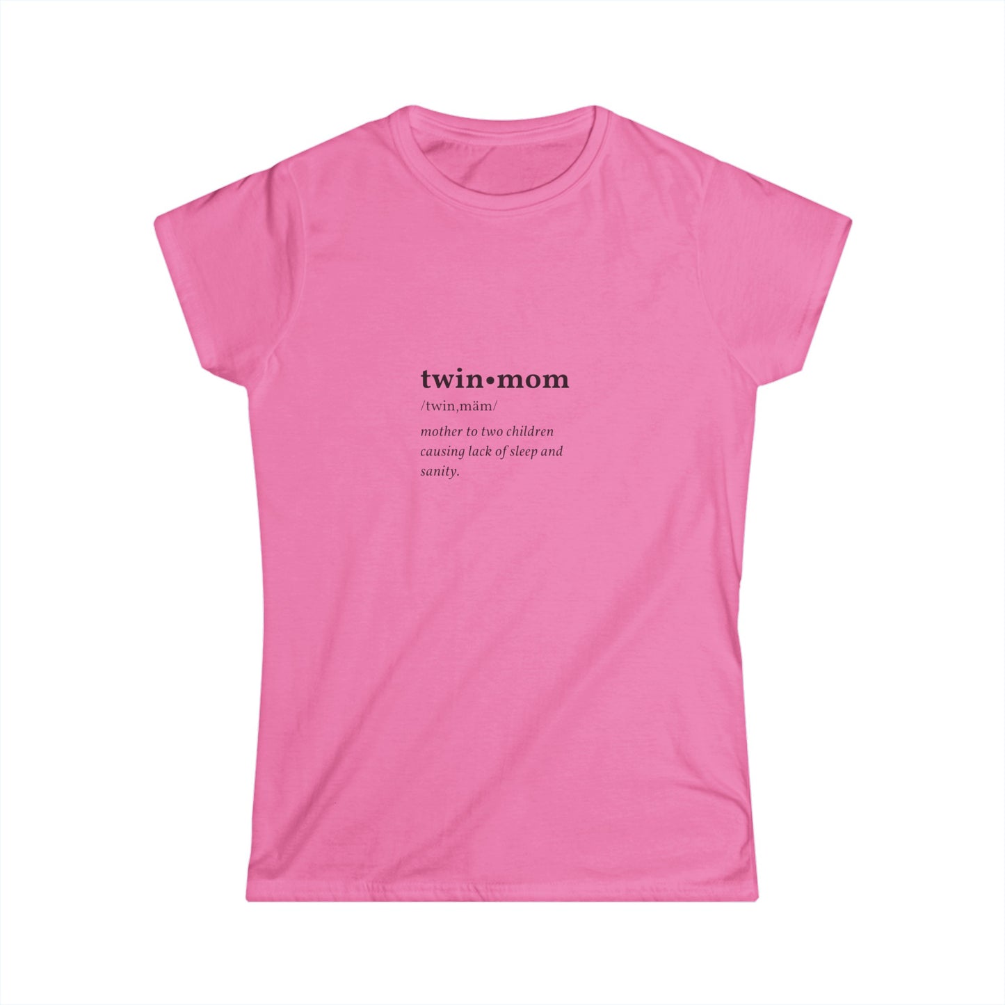 Twin Mom Definition Women's Softstyle Tee