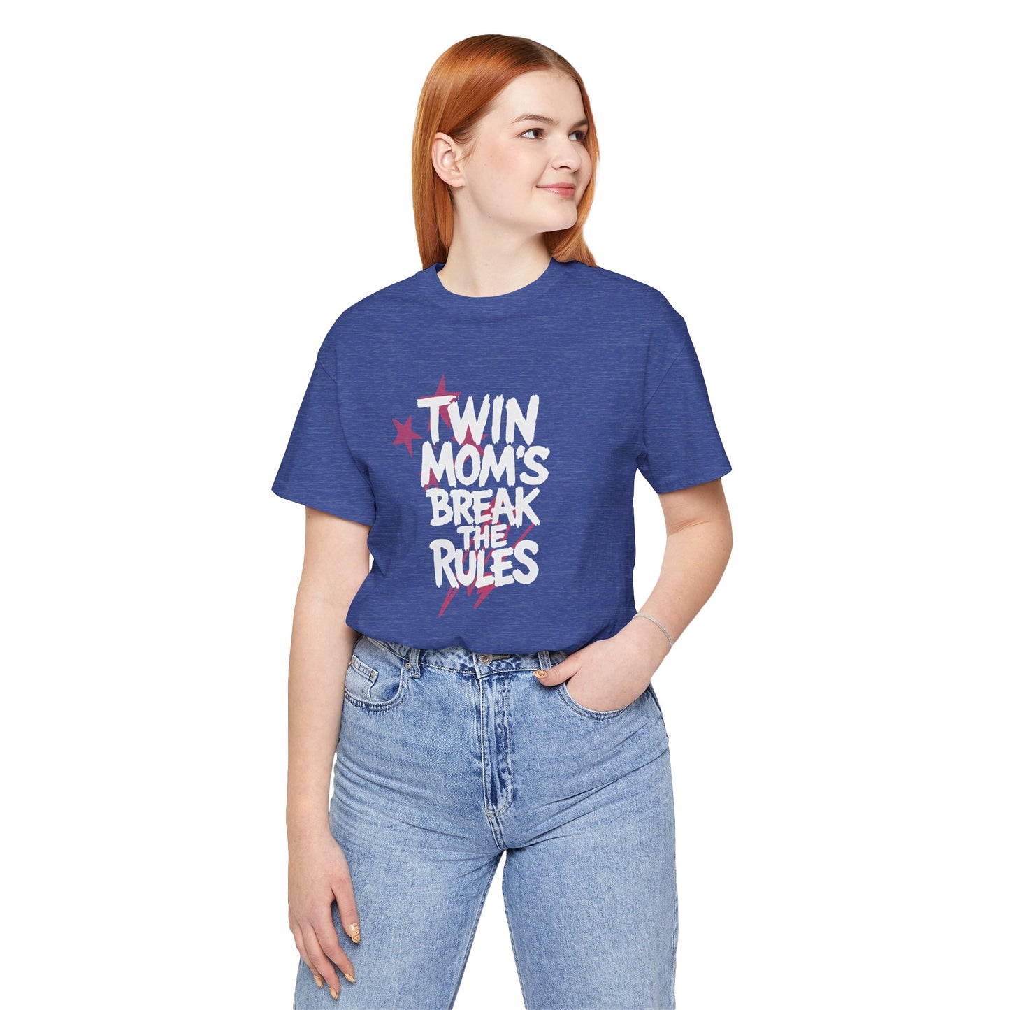 Twin Mom's Break the Rules T‑Shirt — Funny Twin Mama Gift