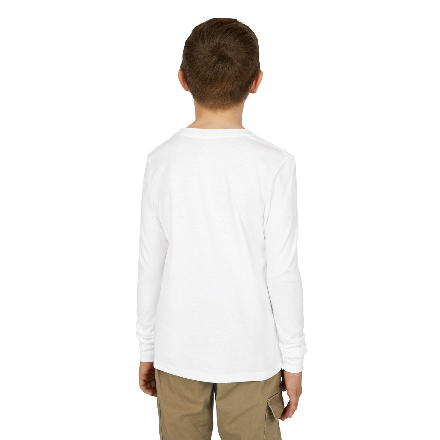 Youth Long Sleeve Tee — 'Trick or Triplets?' Ghosts Halloween Shirt