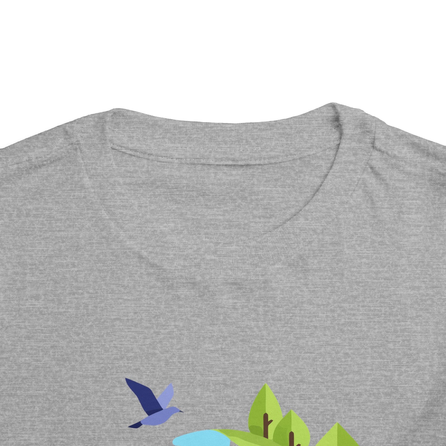 Toddler Tee - "Save the Ocean" Eco Wildlife Graphic