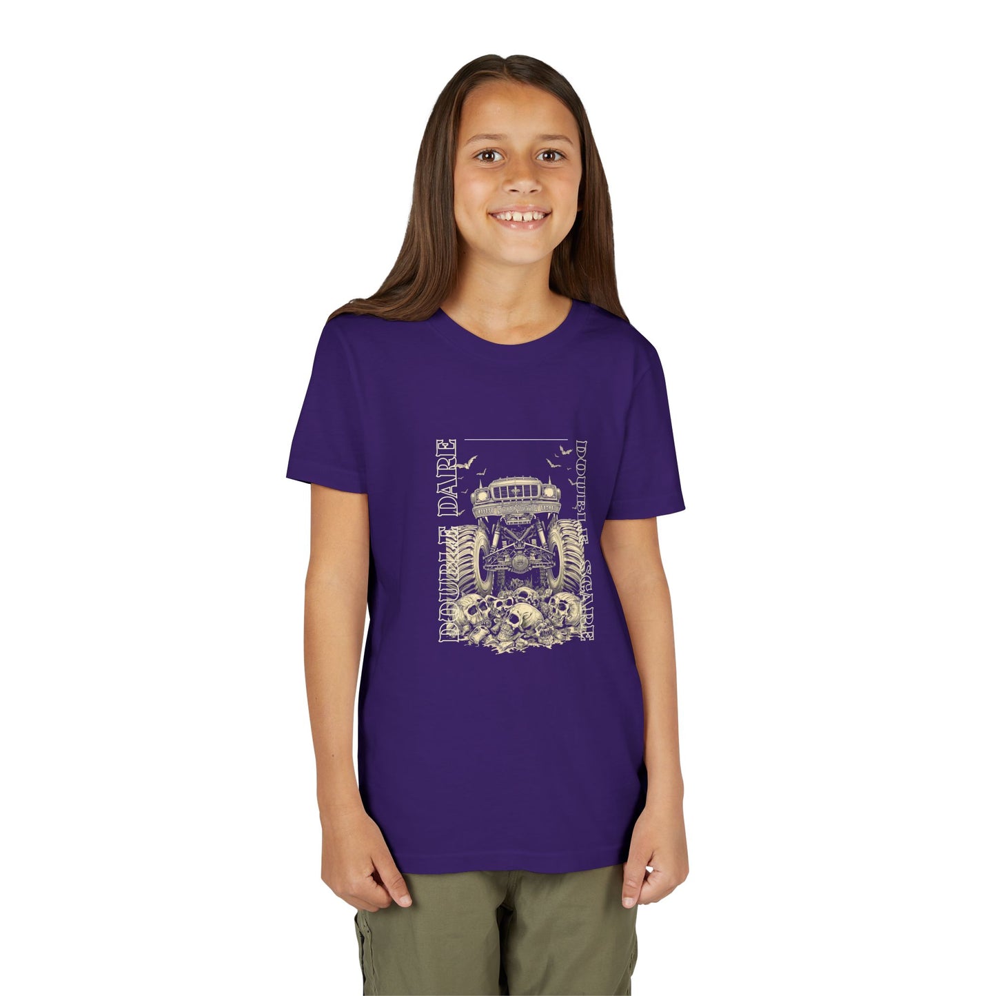 Double Dare-Double Scare- Monster Truck Twin Tee — Unisex