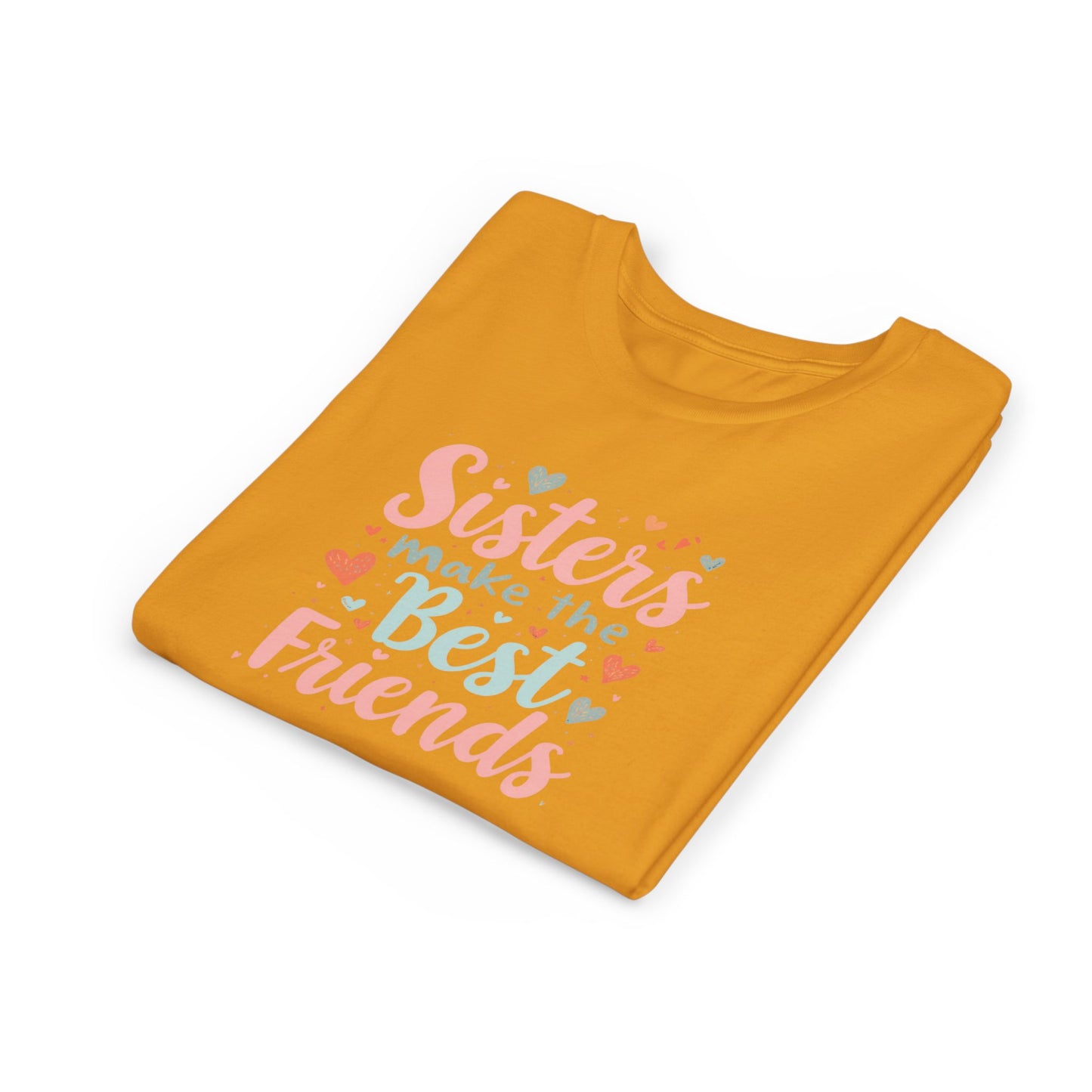 Youth Tee — “Sisters Make the Best Friends” Kids’ Sibling Love T-Shirt